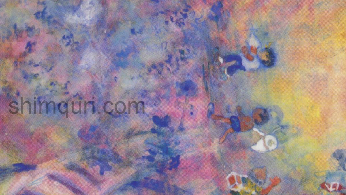 水っぽい夕の密度